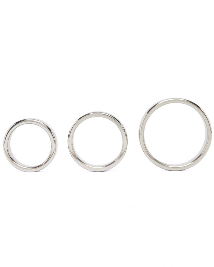 SET OF 3 STEEL COCKRINGS