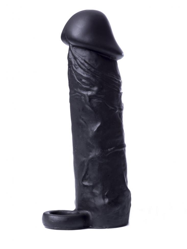 Rude Rider Penis Sleeve Cock Extender Bl ack