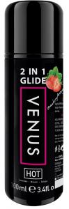 VENUS 2 IN 1 MASSAGE & GLIDE GEL STRAWBE RRY AROMA (100ml)