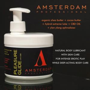 PLEASURE GLIDE CBD LUBE (500ml) NATURAL GLEITMITTE